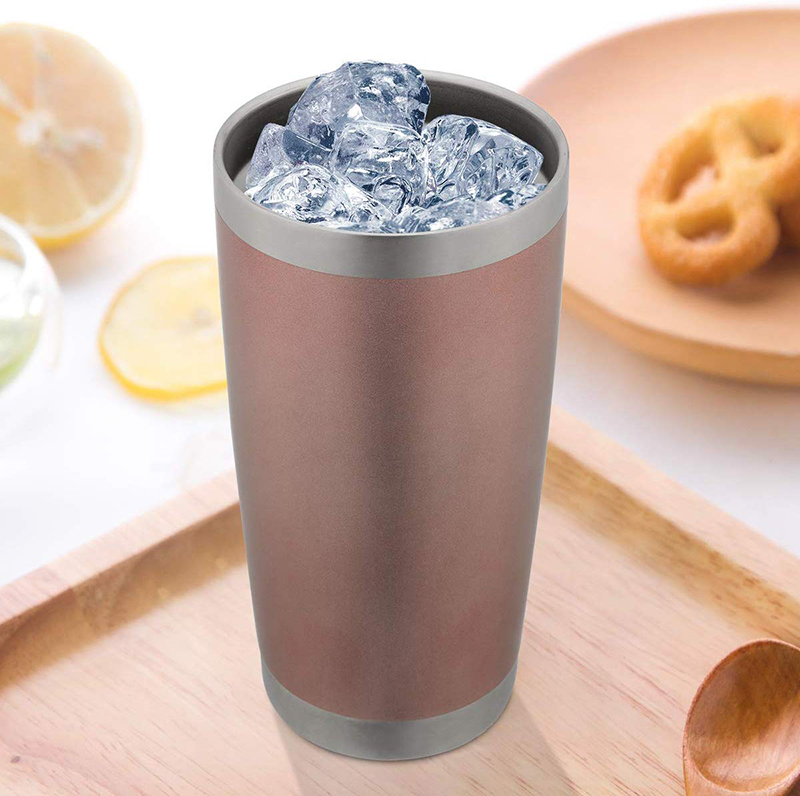 Double Wall Vacuum Thermal Insulated Travel Mugs Coffee Cup Stainless Steel Tumbler With Custom Logo