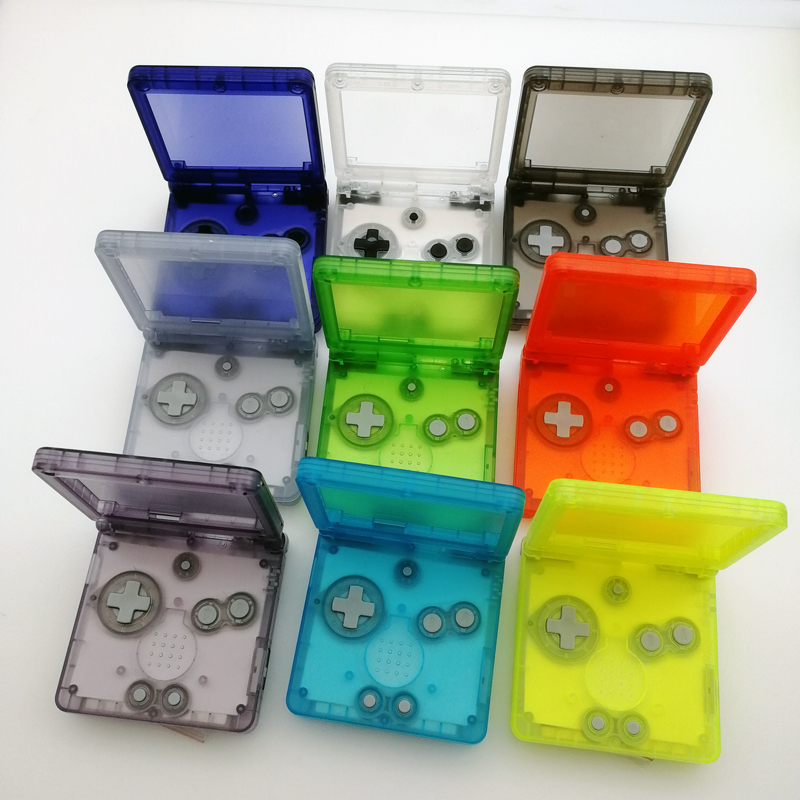 Не нужно отрезать для GBA SP IPS пластиковый корпус shell для Advance SP GBA SP IPS ЖК-дисплей с подсветкой и AGS 001 аккумулятор большой емкости и AGS 101 с ЖК-дисплеем