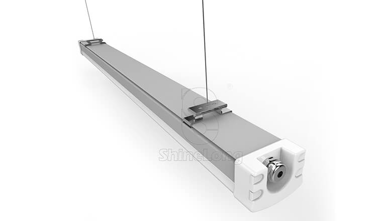 ShineLong 1200 мм бесщелевая светодиодное освещение 40w ip65 Баттен свет 4ft гаражного освещения СИД
