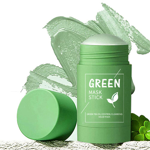 SEOMOU Hot Selling Facial Cleansing Clay Mask Green Tea Eggplant Cleansing Mask For Removal Blackheads green tea mask