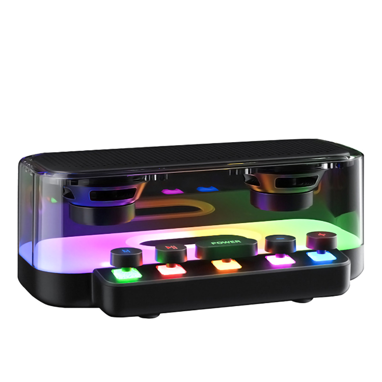 Лидер продаж 2023, HiFi беспроводной сабвуфер BT 5,0 RGB, Цветной СВЕТОДИОДНЫЙ беспроводной динамик с поддержкой AUX/FM радио/USB