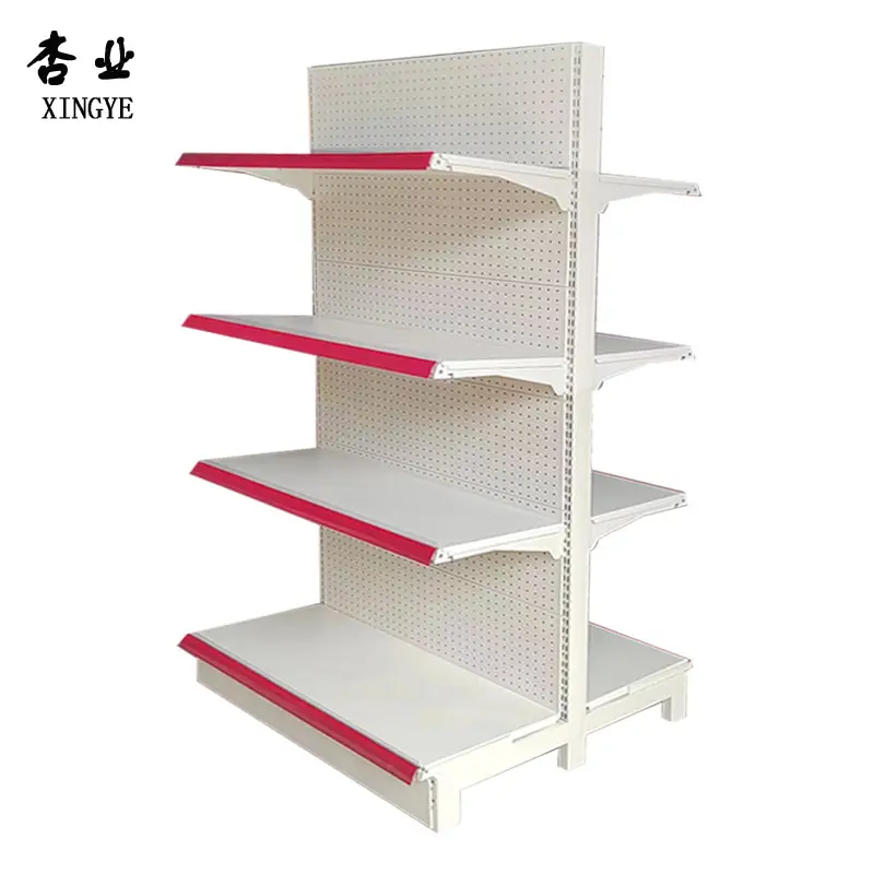 Q235 Cold Rolled Steel Sheet Grocery Store Display Shelf Supermarket Retail Store Display Shelf