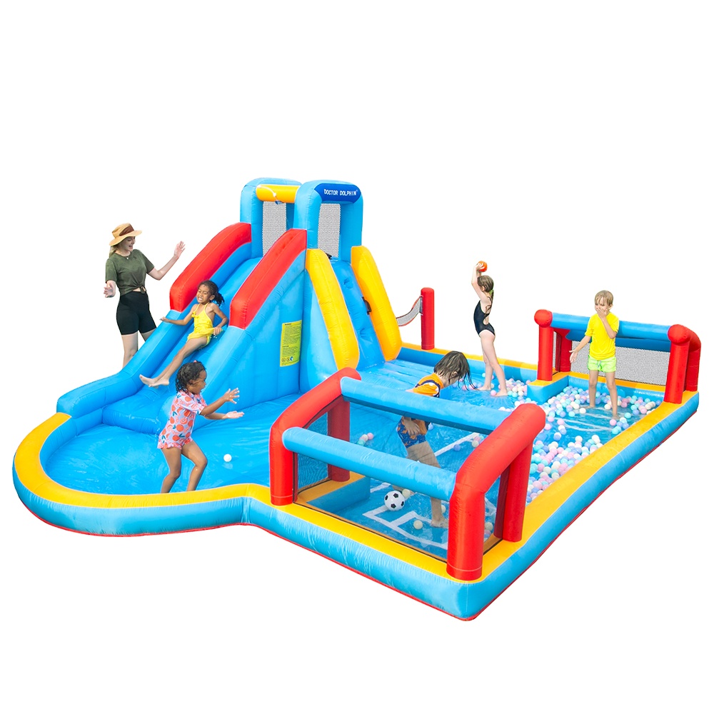 Doctor Dolphin EN71 Inflatable Bounce Animal Commercial Inflatable Bouncy House With Blower