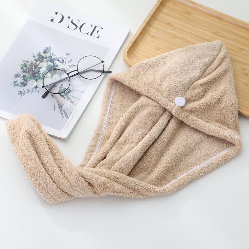 super absorbent microfiber velvet fabric bathing dry hair towel custom turbie twist hair towel