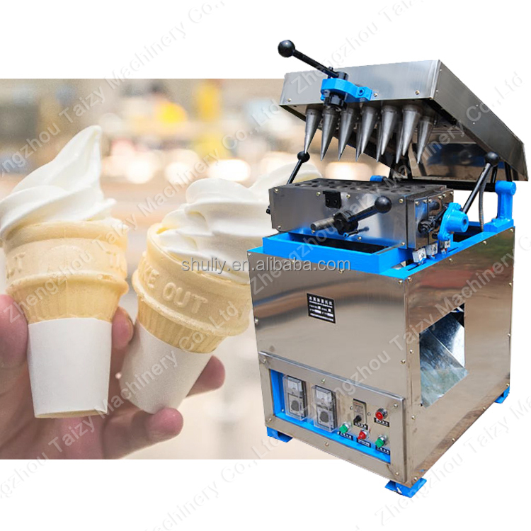 Semi automatic cone machine/waffle cone making machine/ice cream waffle cone maker for sale