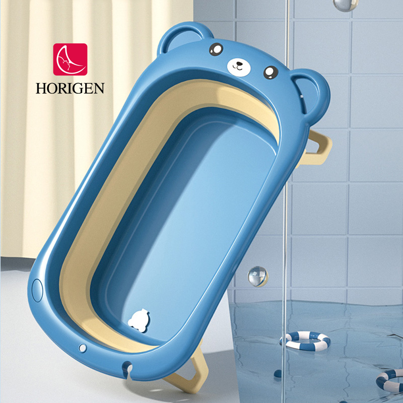 Hot Sale Kid Foldable Bathtub Portable Large Capacity High quality big size plastic foldable baby bathtub