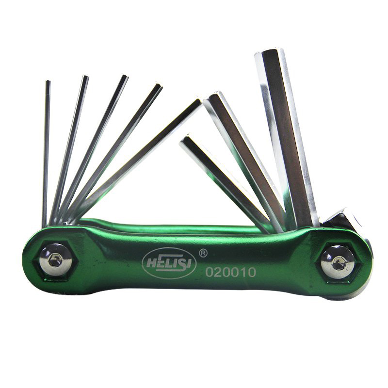 Factory direct wholesale sales folding hexagon socket wrench set