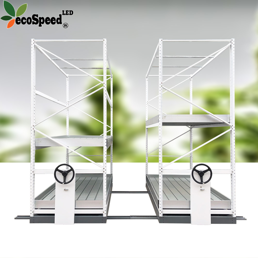 Ecospeed гидропонная Мобильная система для выращивания растений вертикальная стойка для выращивания садоводства с регулируемыми слоями для системы выращивания в помещении