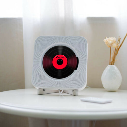 Настенный CD-плеер с объемным звуком, FM-радио, USB, MP3 дисков, портативный музыкальный плеер с дистанционным управлением, стереоколонка для дома