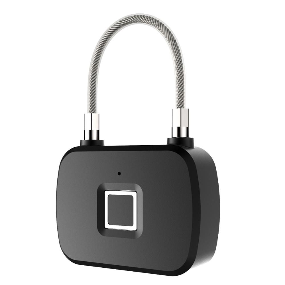 Лидер продаж L13 жизненно Смарт отпечатков пальцев замок Безопасный Smart security портативный цифровой замок для рюкзак велосипед дома кабинета