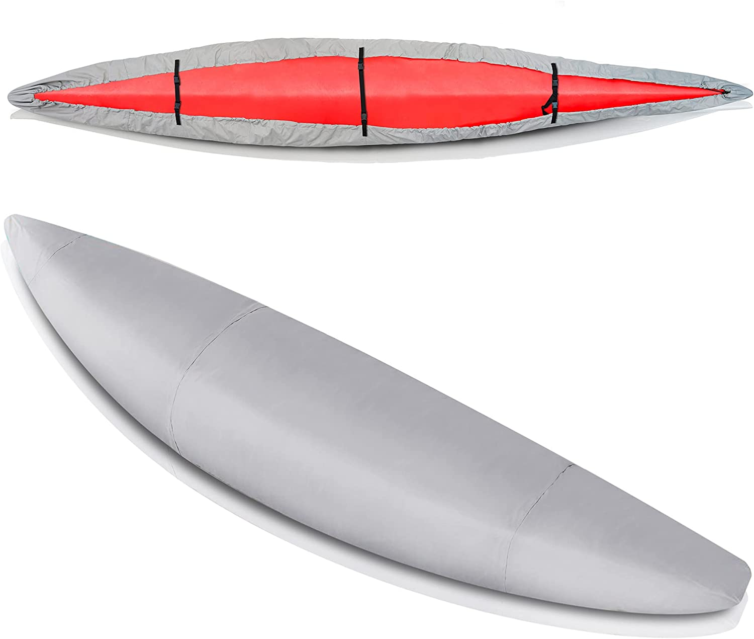 Kayak Cover - Waterproof UV Protection for Outdoor Kayak Storage - Universal Size Canoe Cover and Paddle Board Cover