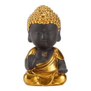 Zen ceramics фиолетовые глиняные золотые и маленькие чайные украшения Tathagata Креативные украшения для дома аксессуары