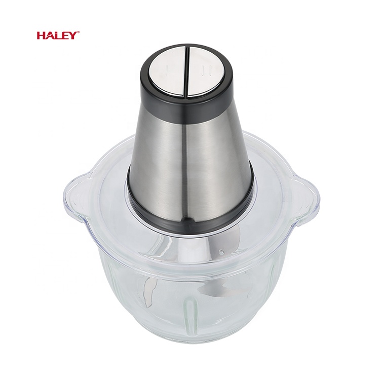 HALEY 7960 2.5L 300W кухонная техника Многофункциональный стеклянный измельчитель для мяса и овощей с медным мотором