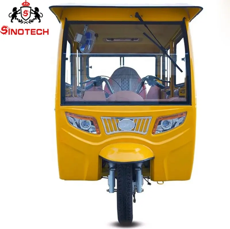 7 seater closed body Gasoline Tricycle