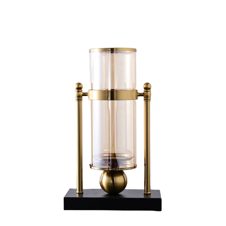 Wholesale Glass Lantern Vase Living Room Creative Ornaments Flower Arrangement Decorative Hydroponic Vase Soft Ornament