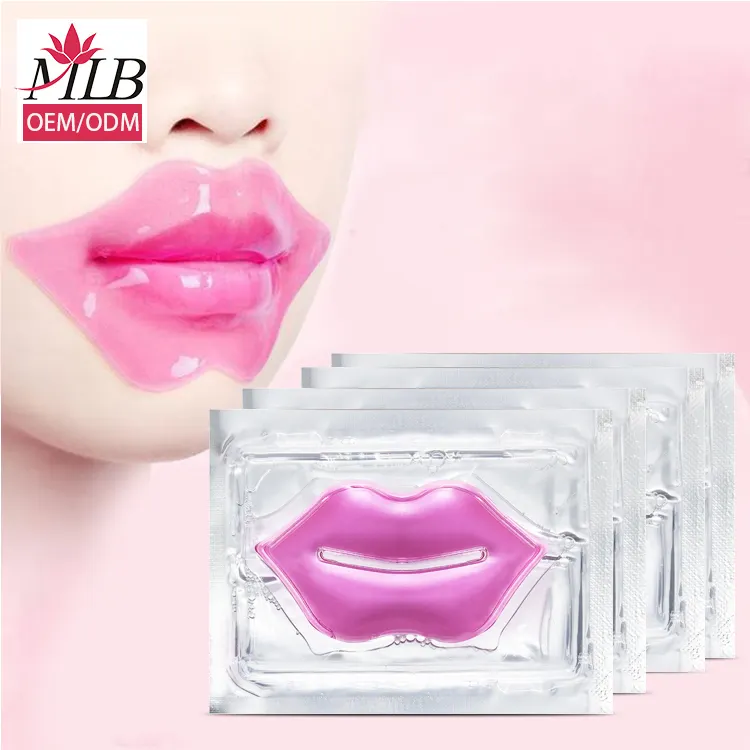 MLB Lip care hydraulic soothing sleeping cherry lips face maskss beauty collagen crystal mouth pink beauty mask lipmask colagen
