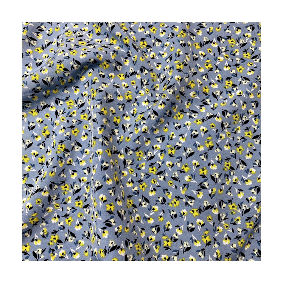 Factory manufacture elegant 100d four way stretch floral printed fabric for woman wedding dress cheongsam clothing