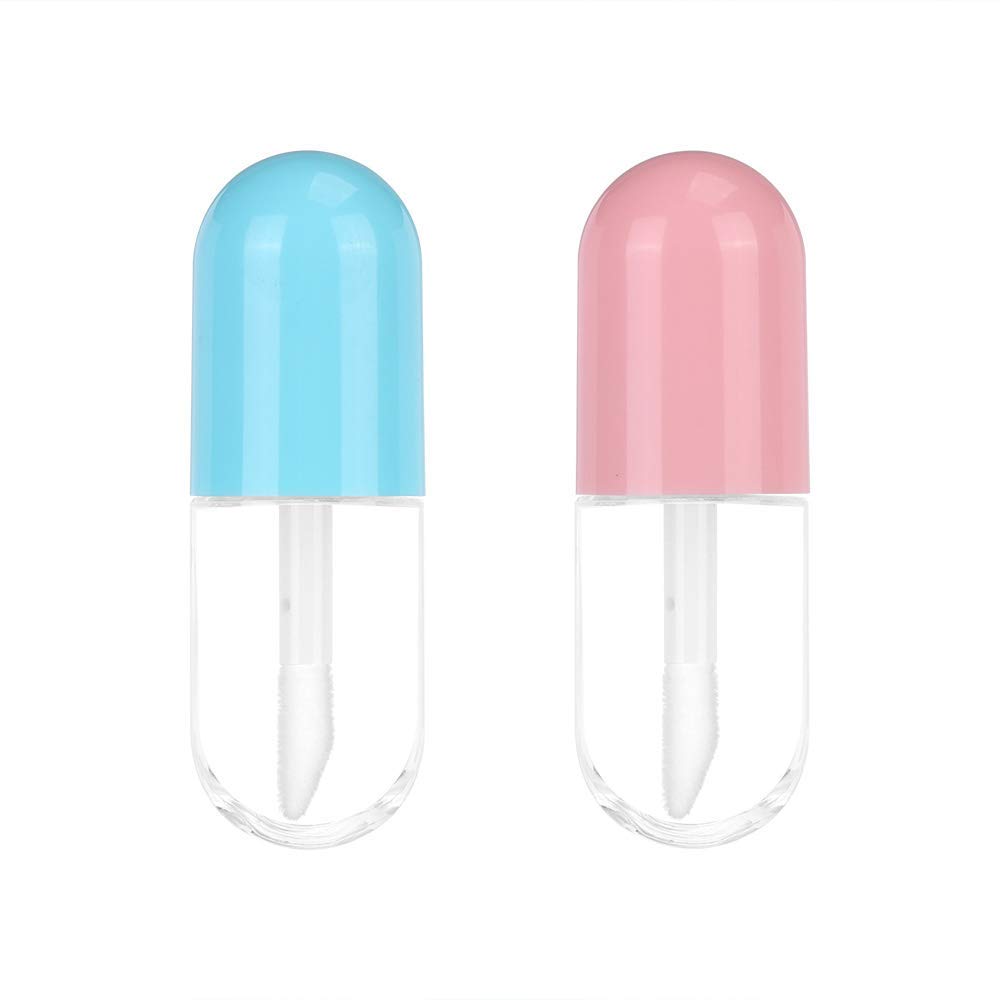 Unique Custom Mini Empty Plastic Capsule Lip Gloss Tubes Pill Bottle Lipgloss Tubes