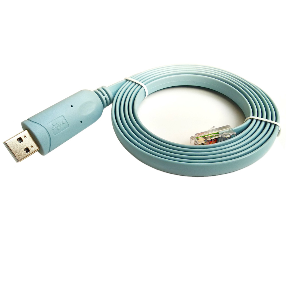 Консольный кабель FTDI USB RS232 RJ45, плоский кабель-Лапша для маршрутизаторов 1841 2811 2950 PUTTY Hypertrm, контрольный кабель