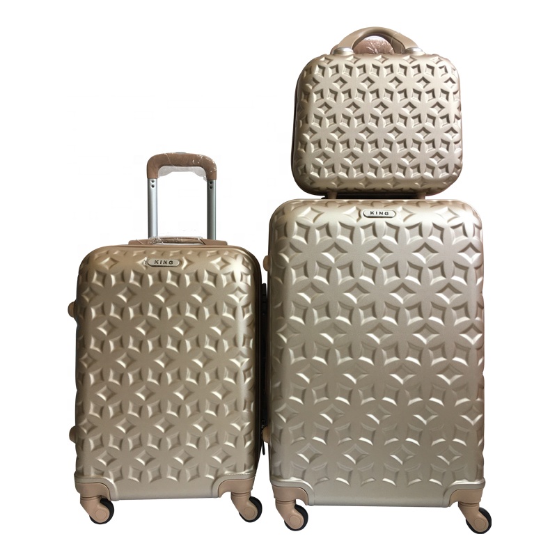 JXRH001 рекламные Hardshell 20 "/24"/28 "3 шт. прочный ABS тележка на колесиках, безопасное хранение вещей жесткий чехол Спиннер чемодан