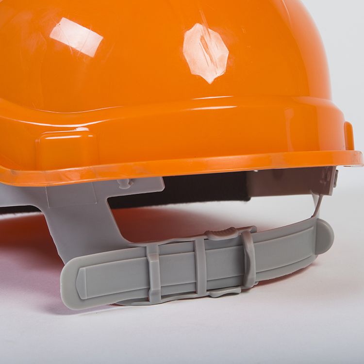 High Quality   Best Price Breathable Underground Visor Safety Helmet Red Full Brim Hard Hats
