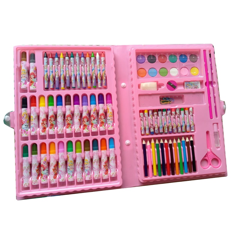 86 pcs высококачественного нетоксичного DIY набор канцелярских принадлежностей детей Художественный набор