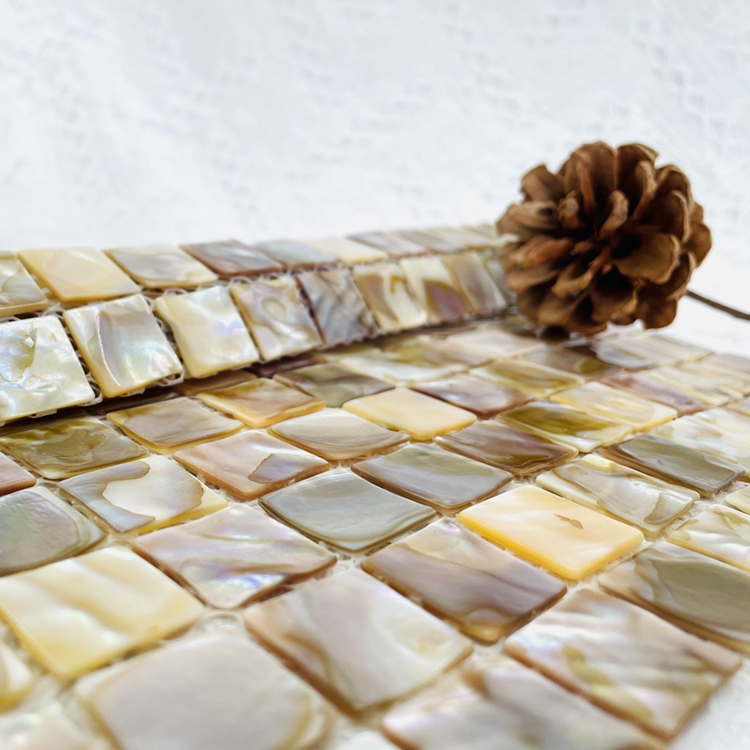 Exquisite aesthetic design unique modern design mother pearl Mosaic mosaic tiles wall