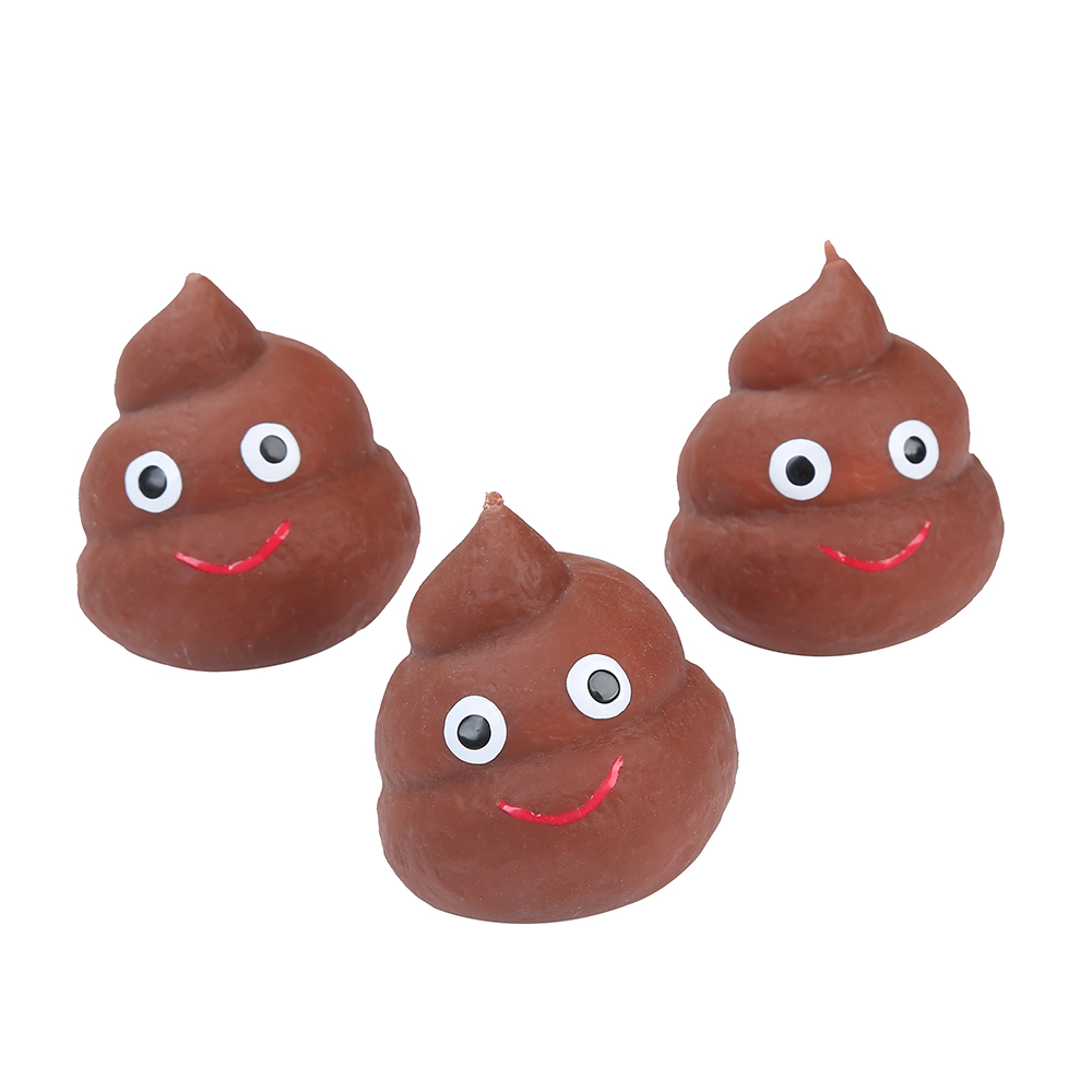 Kehui Squeeze Ball TPR material Hot Sale Anti-pressure Toy Plastic Fidget Ball Poop With PVA Stress Relief Toy For Kids