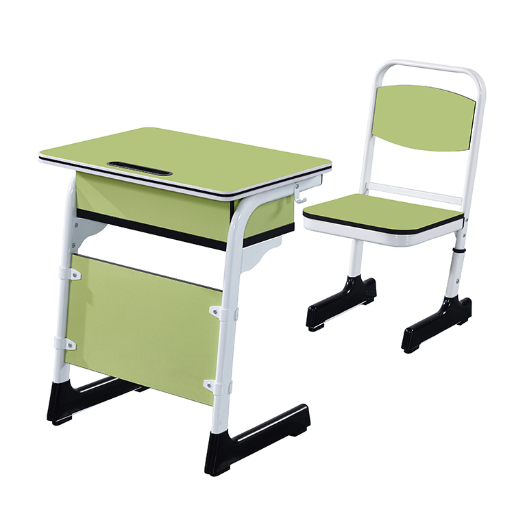 Student Wooden Furniture University School Table And Chair