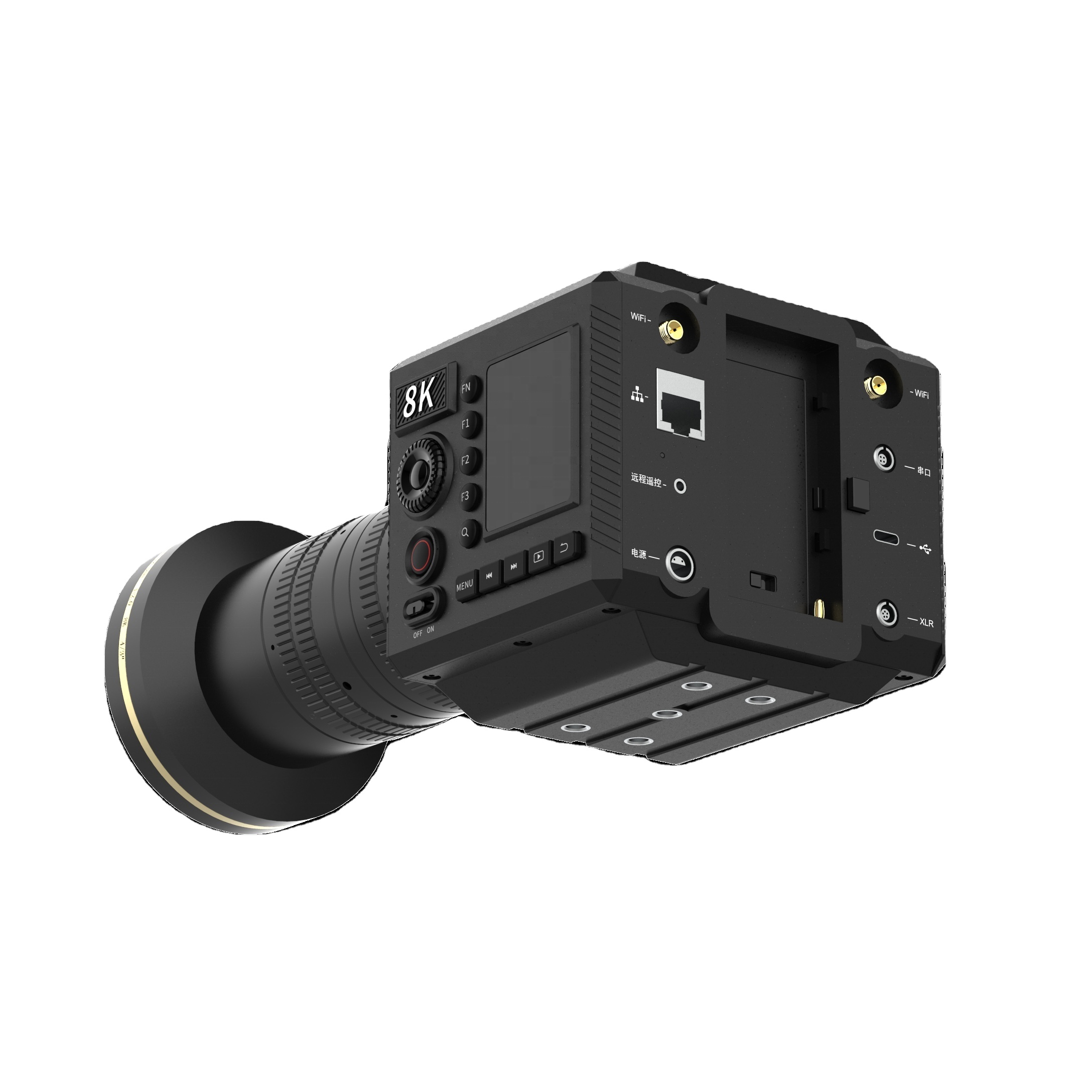 Professional video producer 5G wifi support 4/3" CMOS 33 million effective pixels 8K Super-Hi vision cinema camera camcorder