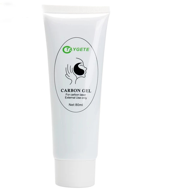 80ml Black Carbon Gel for laser peel Facial skin whitening shr nd yag laser