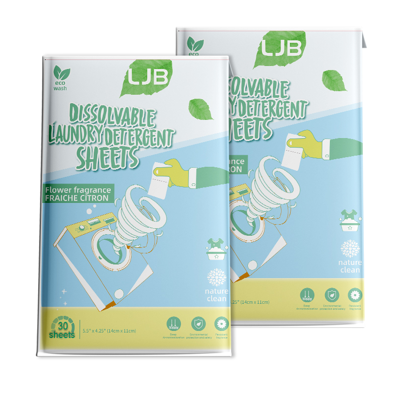 Factory Price Wholesale Washing Clothes Sheet Eco Friendly Biodegradable Laundry Detergent Sheet