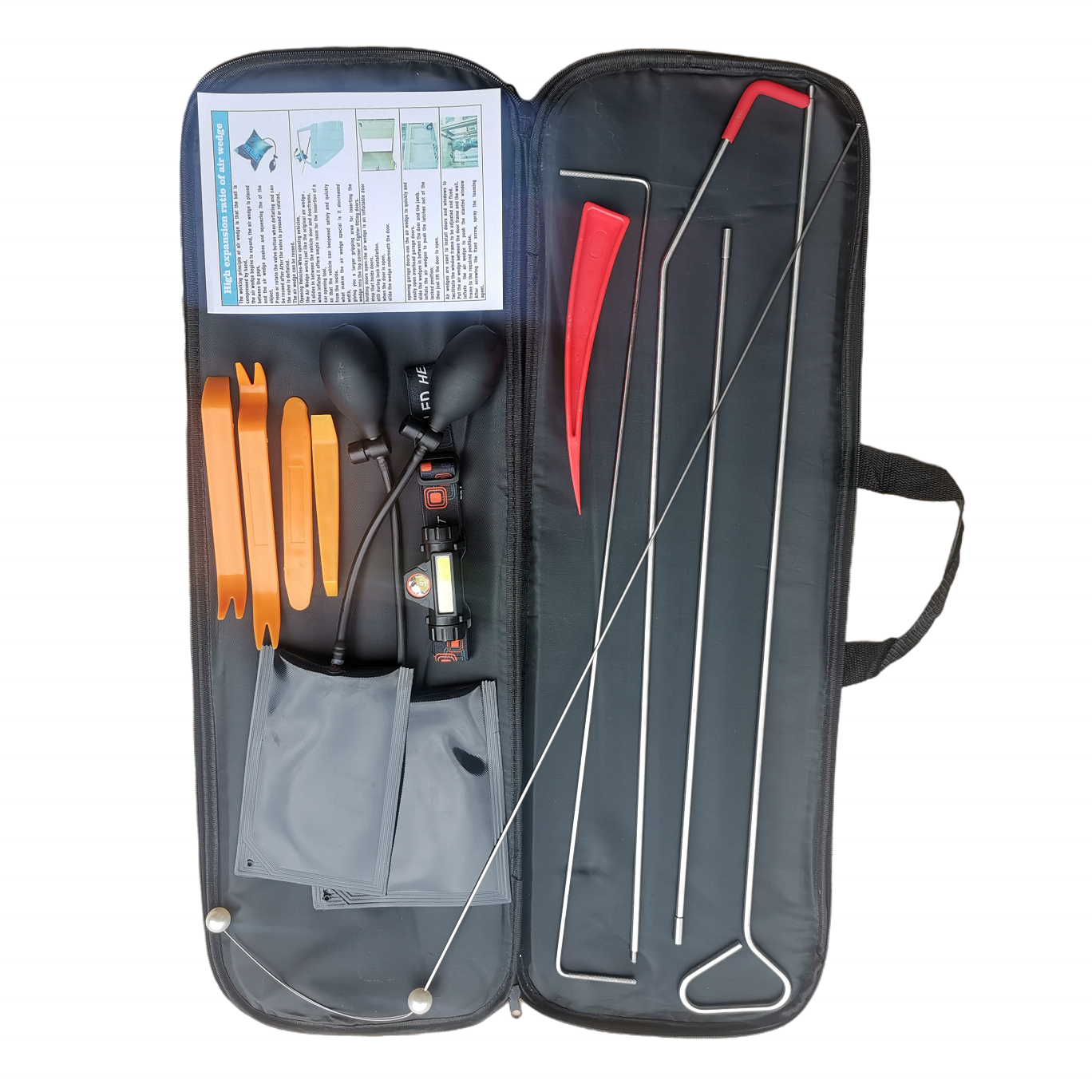 set with air wedge free instruction locksmith factory supplies car opening lockout picking kit unlocking training tools