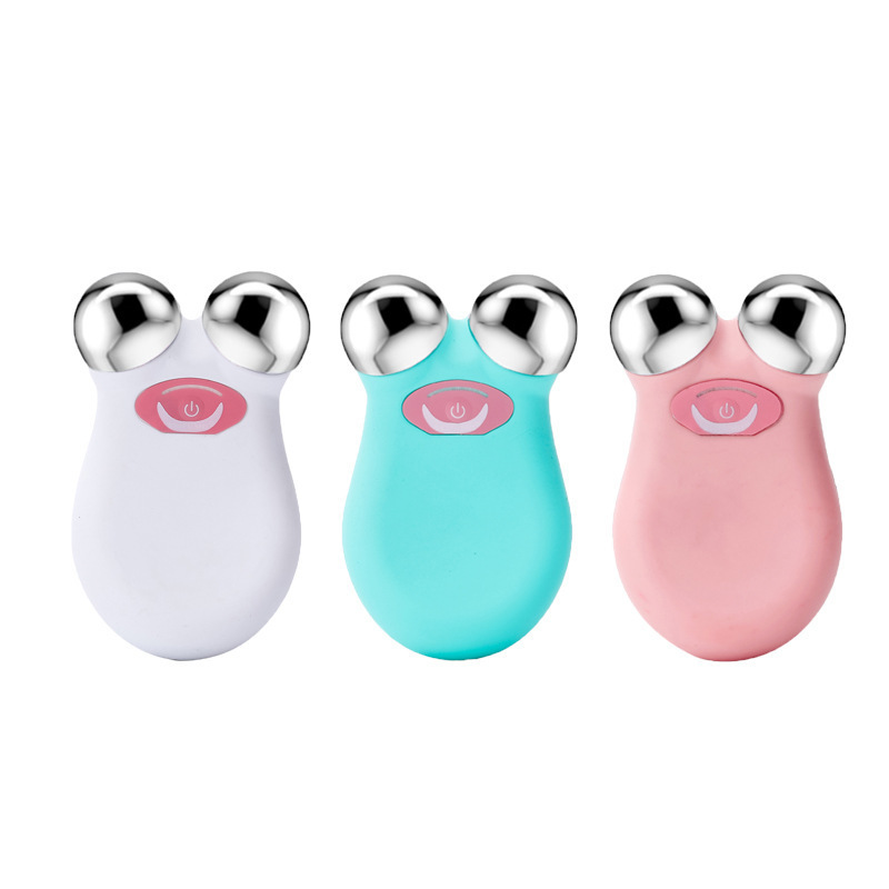 Mini Facial Toning Device Wrinkle Face Lifting Tightening Massager Micro Current Rejuvenation Multifunction Beauty Instrument P