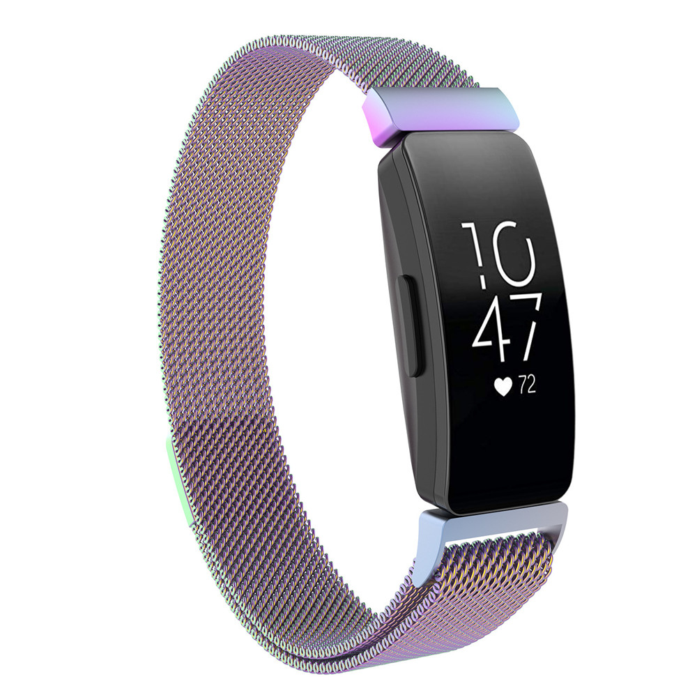 2021 Миланский Браслет, ремешок для фитнес-трекера Fitbit inspire HR, металлический браслет с петлей для Fitbit inspire HR