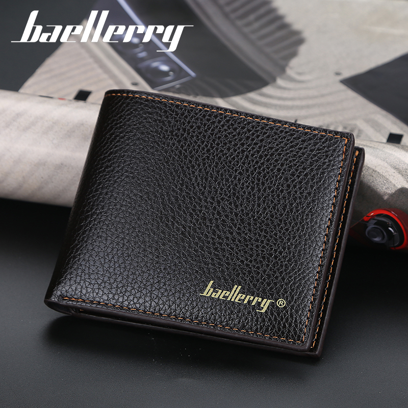 Оптовая продажа 2021, мужской бумажник baellerry из натуральной кожи, мужской бумажник для денег и карт