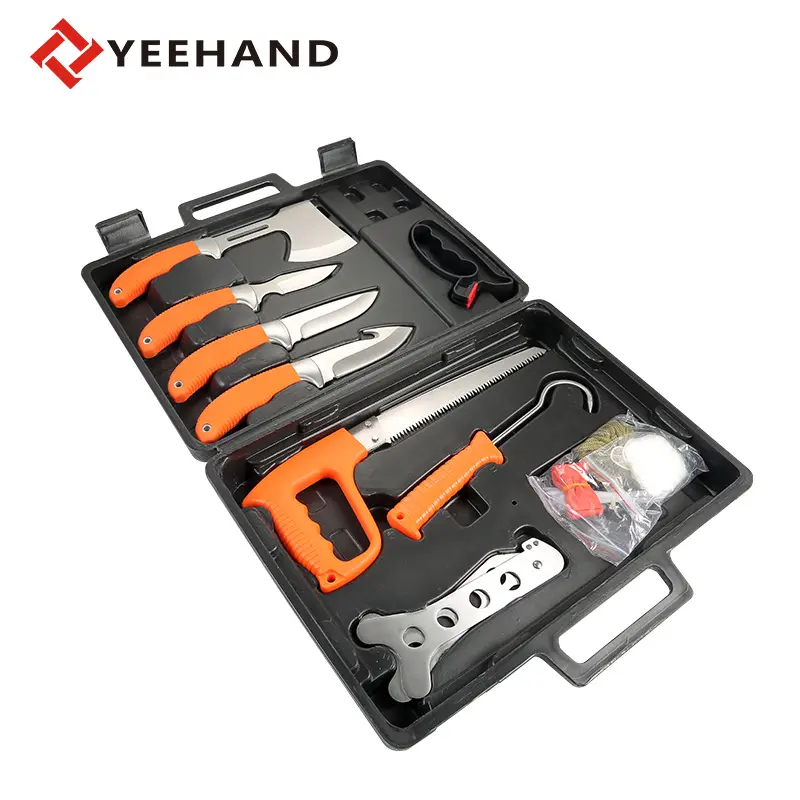 Best Sale Outdoor Accessory 9 Pcs Fillet Fish Knives Set Professional Outdoor Knives