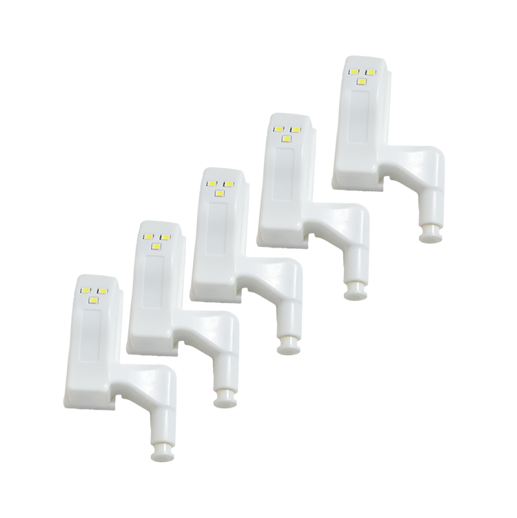 Led hydraulic hinge light for cabinet