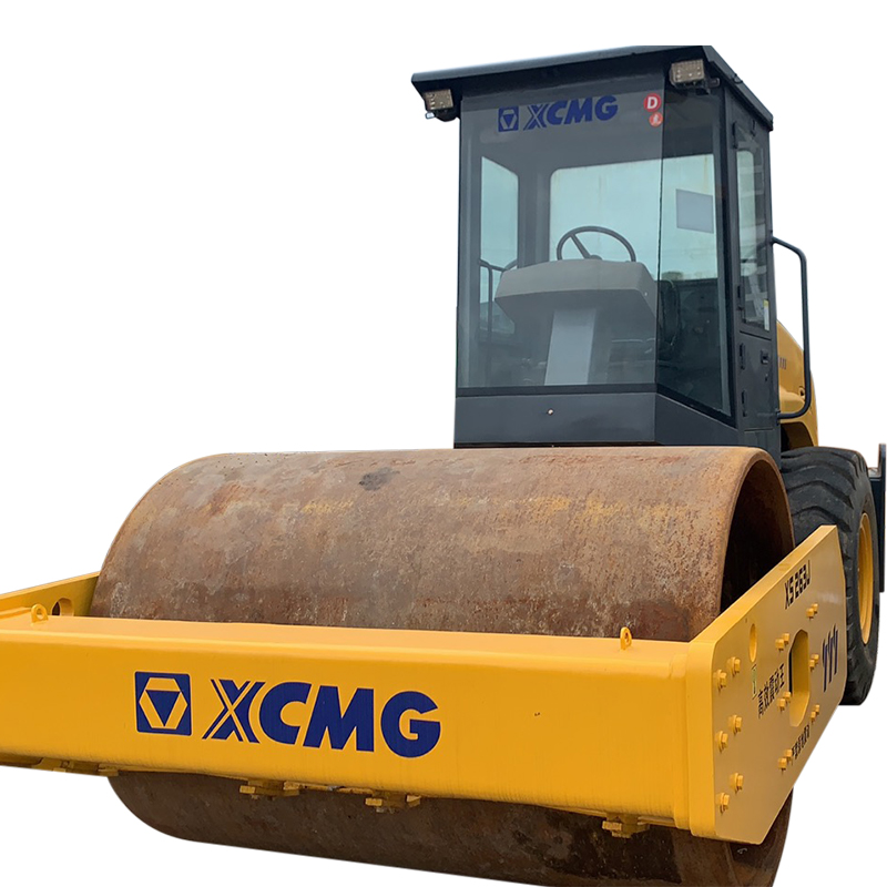 Used diesel engine 26Ton vibratory road roller hydraulic single drum road roller machine