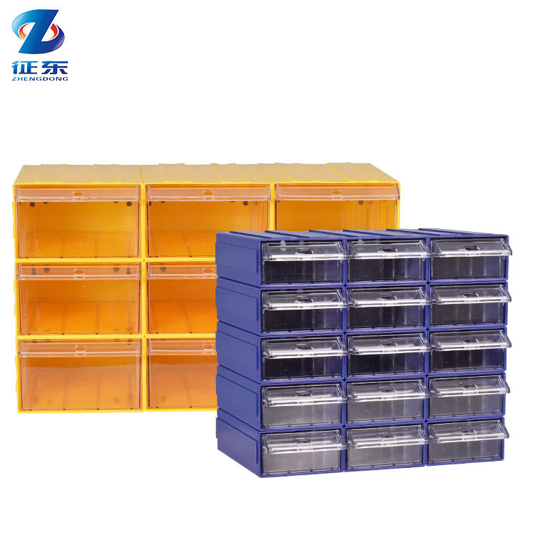 Drawer Combination Storage Box Clear Plastic Assortment Box Modular Storage Drawer Small Cabinets