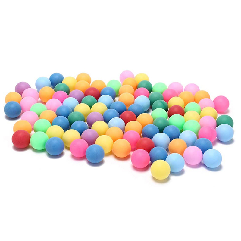 Colored Ping Pong Balls Wholesale 40mm Entertainment Table Tennis Balls Mixed Colors for Game and Advertising