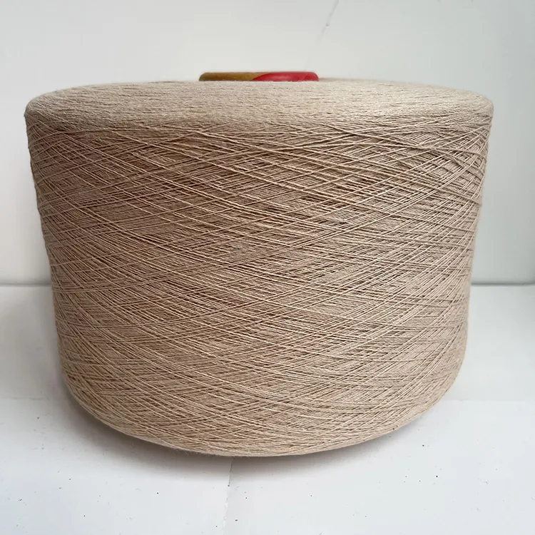 Sustainable Fiber Blend Recycled Polyester And Cotton Yarn