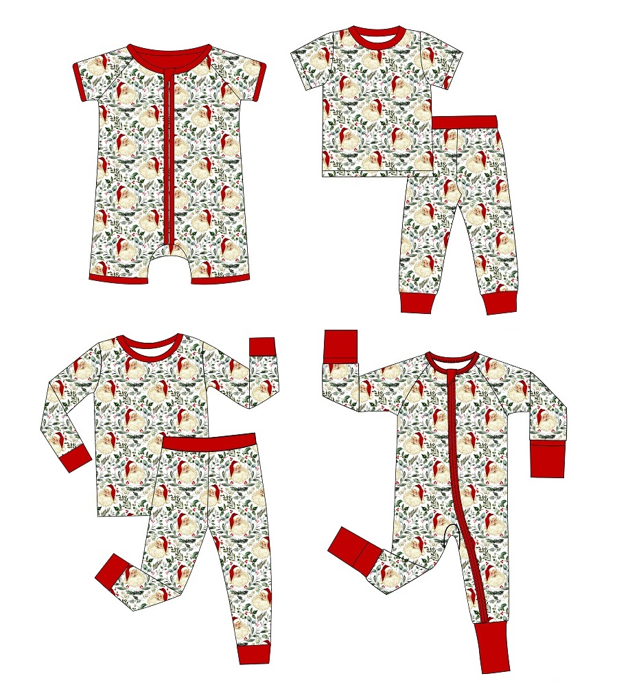 Tight-fitting Custom Soft Newborn Baby Infant 95% Bamboo 5% Spandex Onesie Clothes Rompers Toddler Kid Pajamas Sleepers