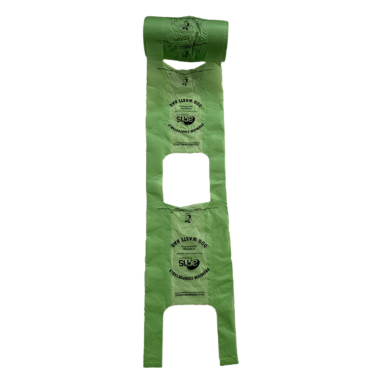 Очень Экологичная и популярная сумка PLA Compostable Bio Degradable Bag биоразлагаемые сумки для покупок под заказ блистер