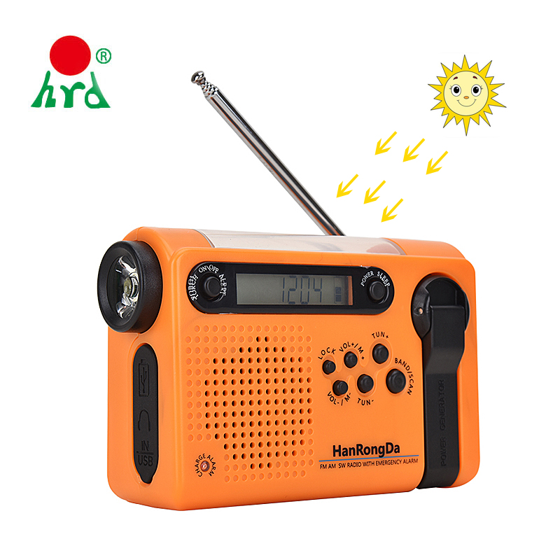 Аварийная погода Кривошип цифровое портативное радио Am Fm Sw