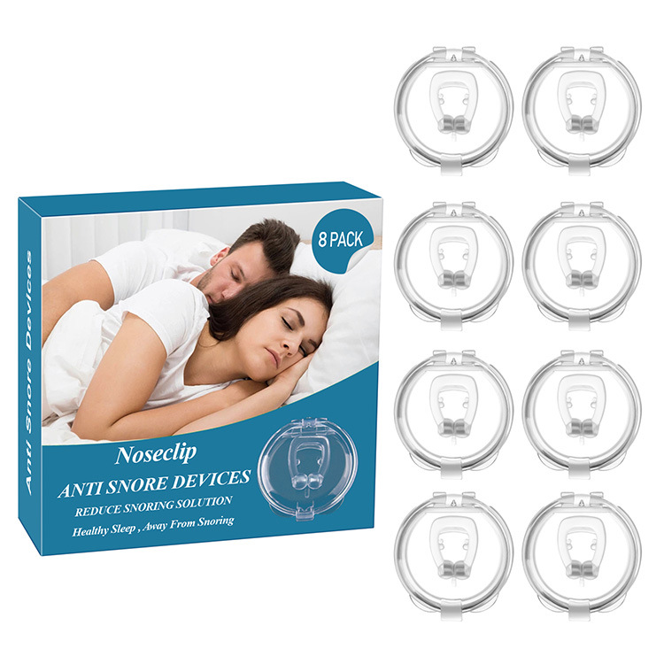 Professional Anti Snoring Nose Clip Silicone Magnetic Stop Snoring Solution Wholesale