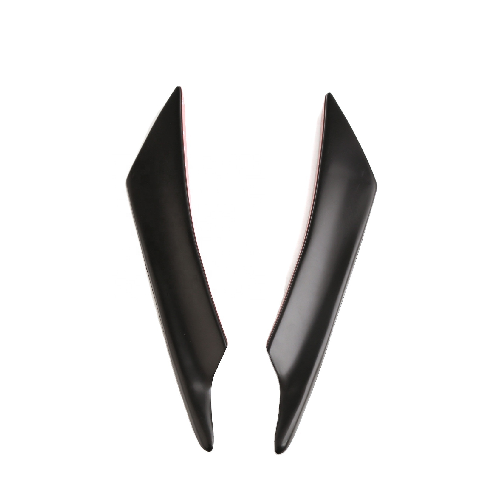 Enquiries are hot product 4Pcs Front Lip Splitter Fins Body Spoiler Canards for Refit Bumper Trim
