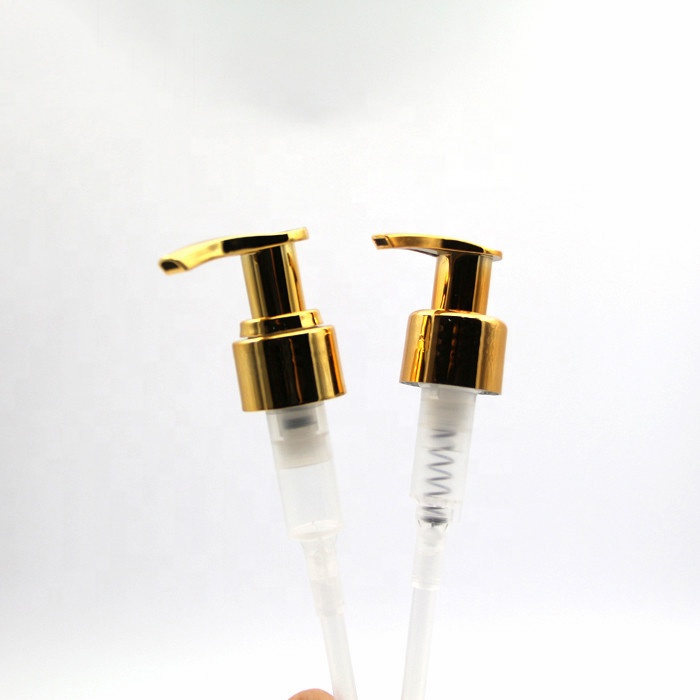 24/410 gold UV coating lotion pump