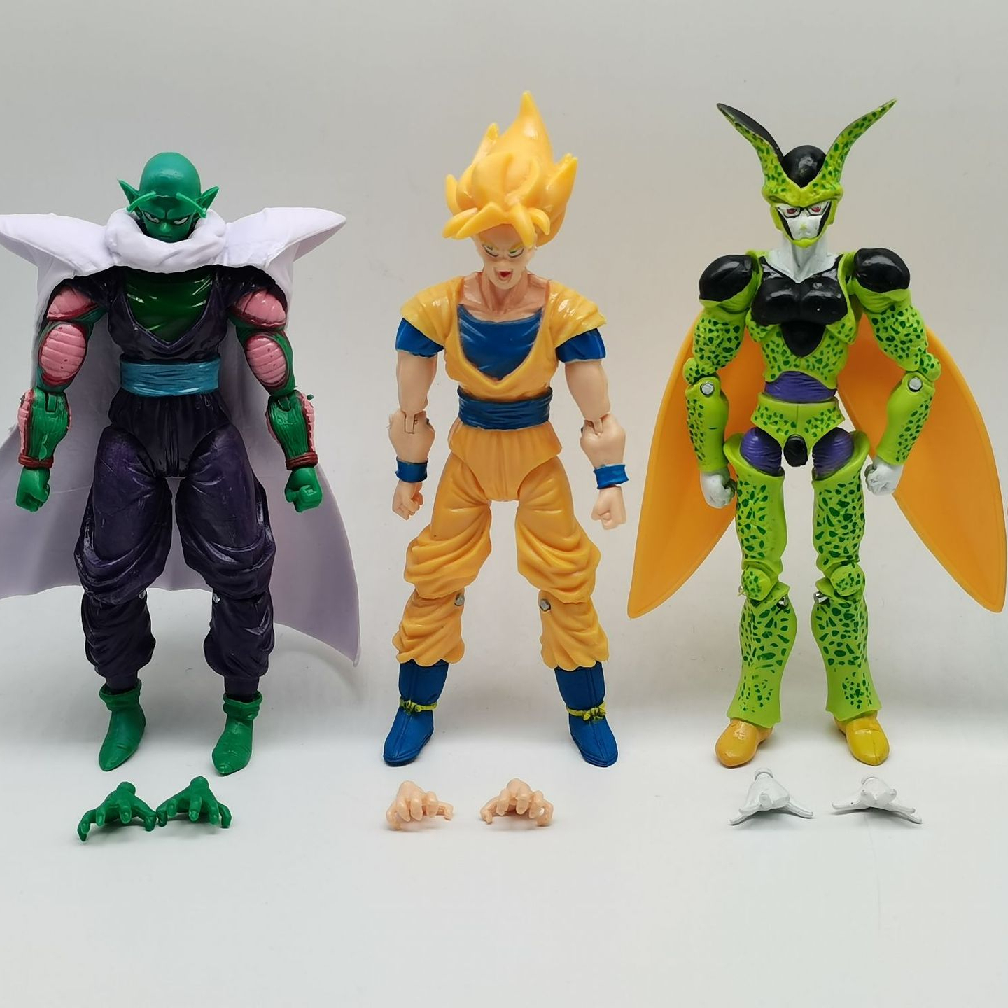 8 pcs/set DragonBalls can move a variety of action figures model dolls toy Goku Saiyan Tenanx Salu action figures