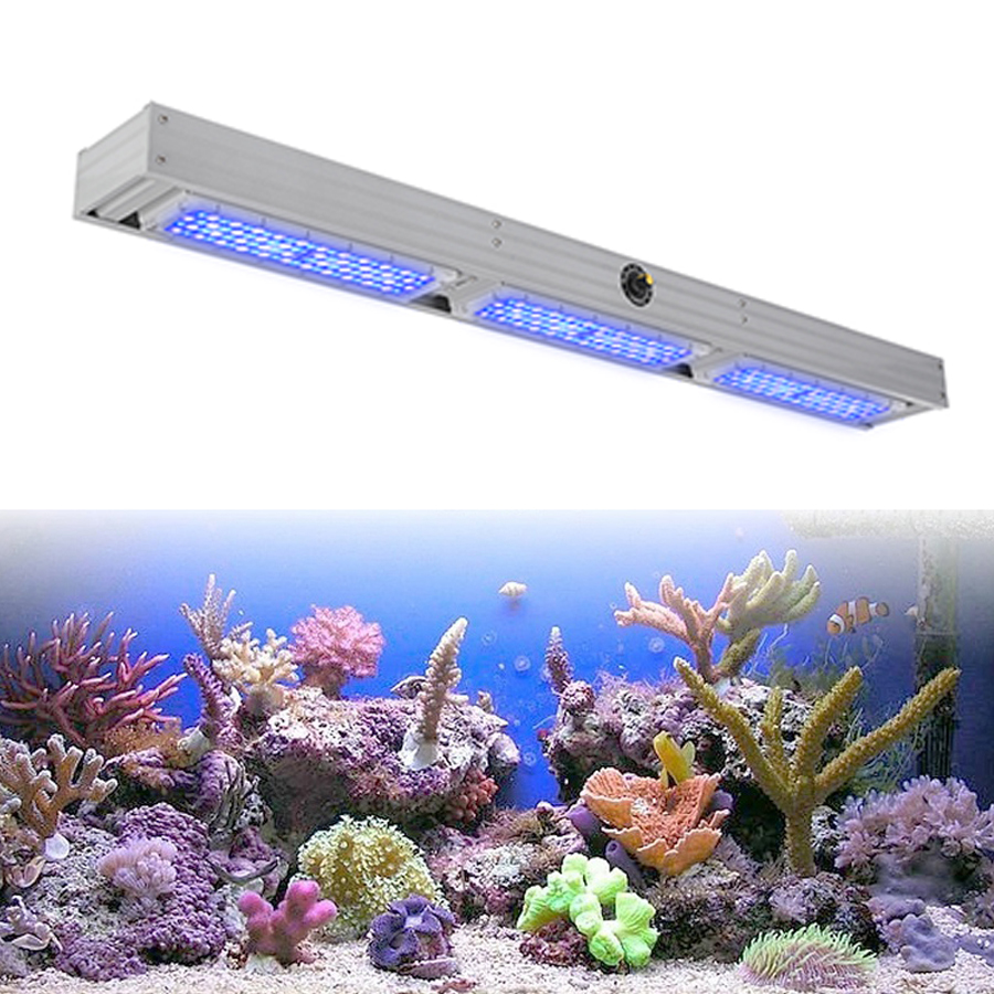 No Fans No Noise 180w Lightweight Fully Sealed Aluminum Shell Dimmable Aquarium Light